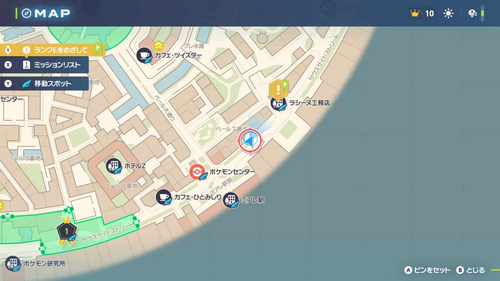 「電力不足のホロベーター」発生場所・地図