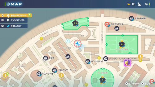 「雨天決行」発生場所・地図