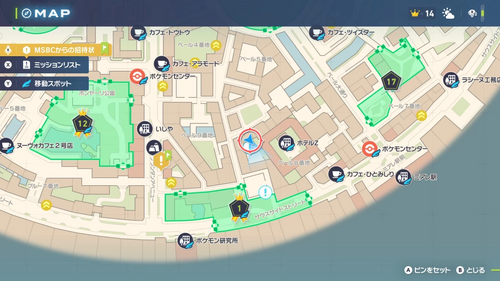 「デリバード・パニック！」発生場所・地図