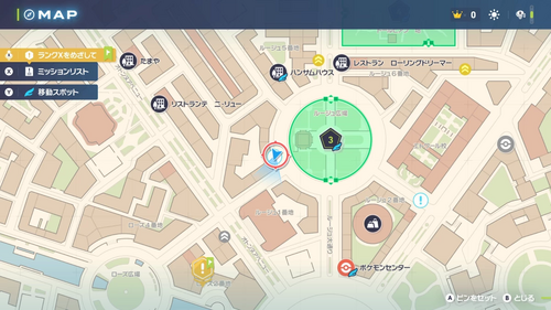「休憩中にひと勝負！」発生場所・地図