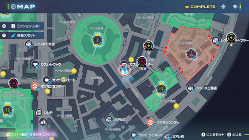 「デウロの悩み」発生場所・地図