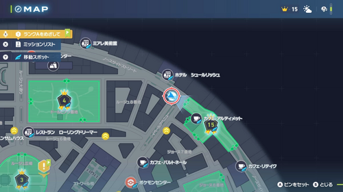 「カギをなくしたクレッフィ」発生場所・地図