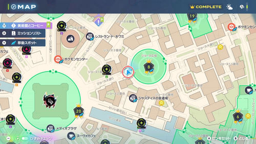 「砂場の怪異」発生場所・地図