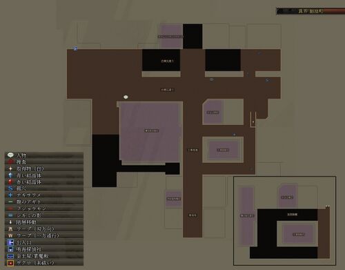 異界 銀座町マップ