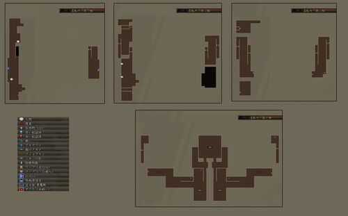 陸軍地下造船所マップ