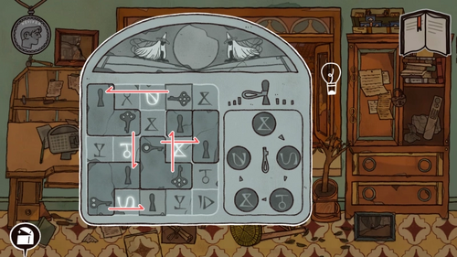 鍵と鍵穴のパズル