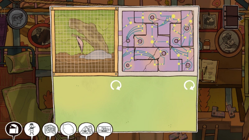 温室のタイルパズル