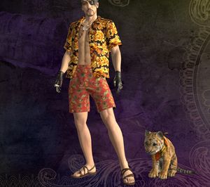 短パン(アロハ)