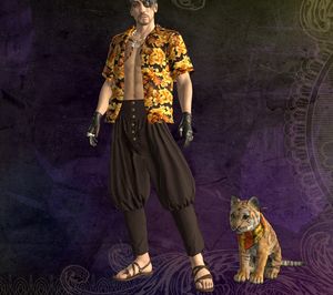 海賊風のズボン