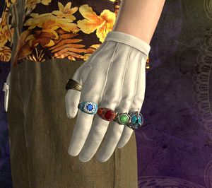 タクシー運転手の手袋