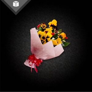 パンジーの花束ギフト