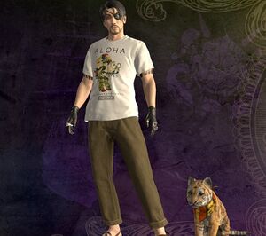 ヤヤフローラルシルエットTシャツ