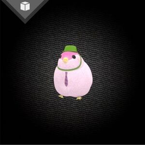 文鳥のブンちゃん (ピンク)