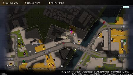コンテナの場所