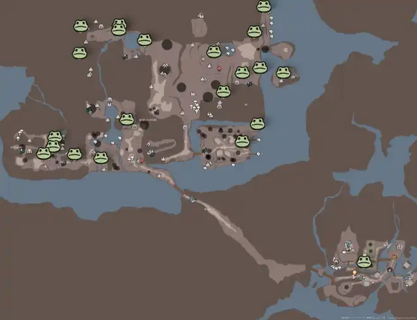 冬地方-カエル石の画像