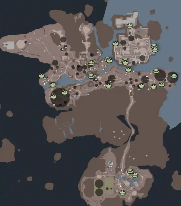 秋地方-カエル石の画像