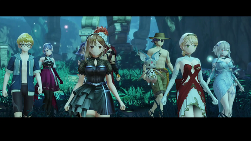 霧に包まれた遺跡