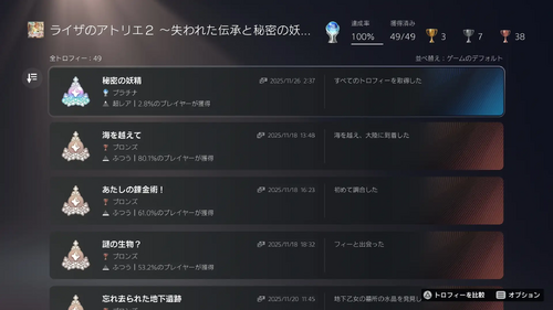 プラチナトロフィー獲得ガイド