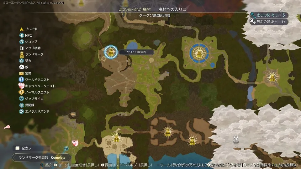 エリアマップの画像