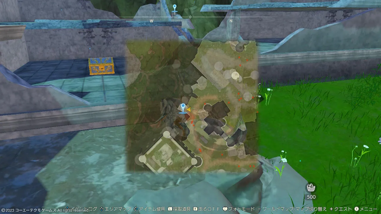 最後の課題の宝箱の場所