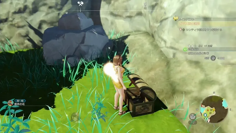 滝壺の中州：散命の花