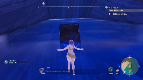 海岸の小廃墟の宝箱