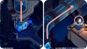 攻略チャート：アンツドロ・3階