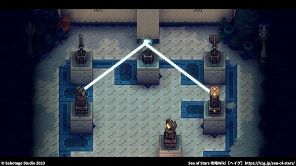 ドキャリ海底遺跡(西)の仕掛け