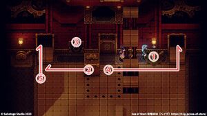 攻略チャート：時計じかけ城