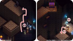 攻略チャート：レイス島の寺院