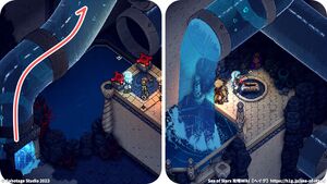 攻略チャート：アンツドロ・3階