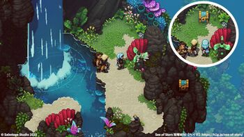 サンゴの滝：宝箱