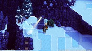 攻略チャート：氷河山