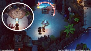 攻略チャート：サンゴの滝