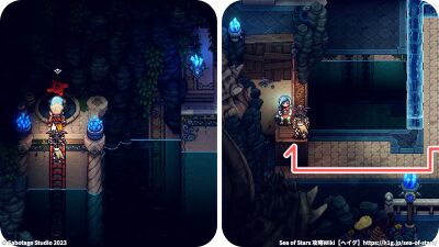 ドキャリ海底遺跡(北西)：攻略チャート