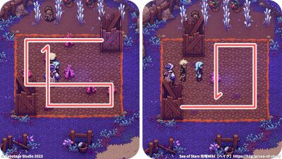 虹の巻き貝：イバラ除去