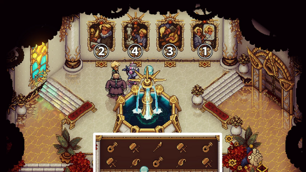 バッジと絵画のパズル