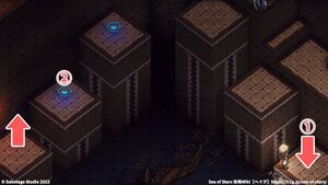 攻略チャート：レイス島の寺院