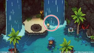 攻略チャート：サンゴの滝