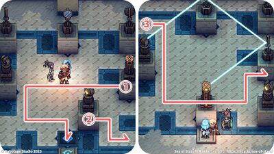 ドキャリ海底遺跡(西)：攻略チャート