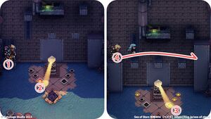 至点の寺院(セライの世界)：入口を開ける方法