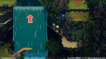 ジャングルの道：遺物の場所