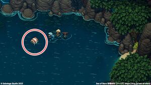 ジャングルの道：宝箱