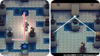 ドキャリ海底遺跡(西)：攻略チャート