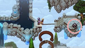 風元素の浮遊島：宝箱