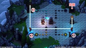 攻略チャート：風元素の浮遊島