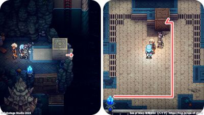 ドキャリ海底遺跡(北西)：攻略チャート