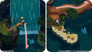 攻略チャート：ジャングルの道