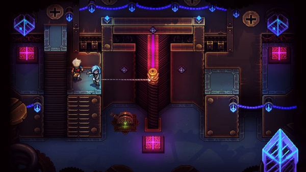 グラップルで右端へ