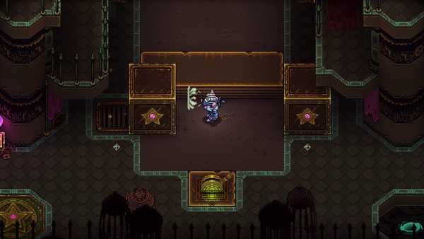 2つ目のブロックで左の通風孔を塞ぐ